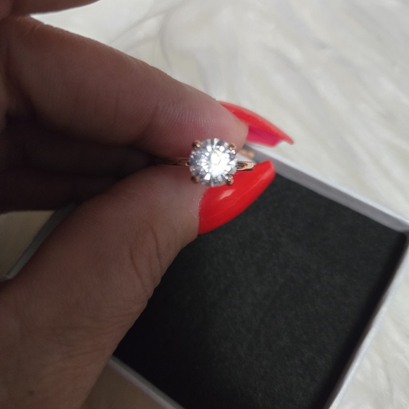 Jewelry - EAMTI 1.5CT 925 Sterling Silver Engagement Rings Round Cut Solitaire